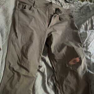 Duluth Trading Firehose Work Pants -Gray